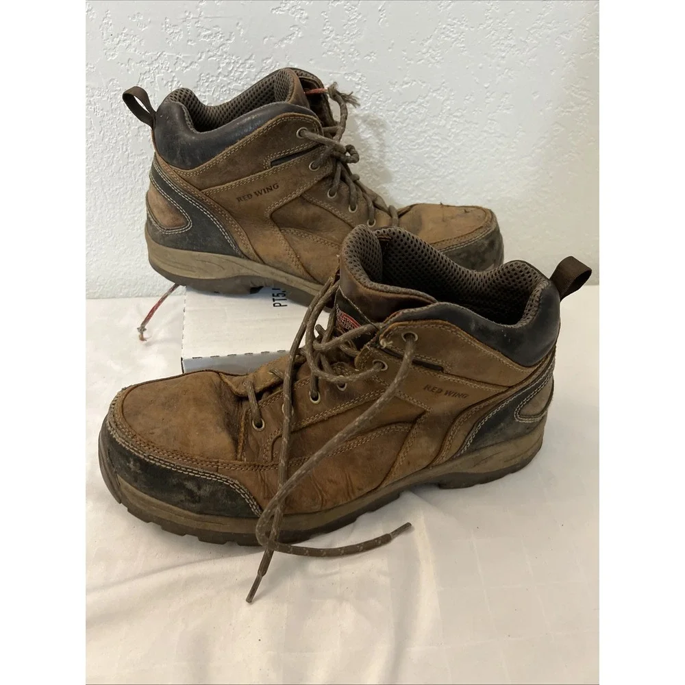 Red Wing 2413-11 Mens Steel Toe Leather‎ Boots 13D Waterproof EU 47 2018